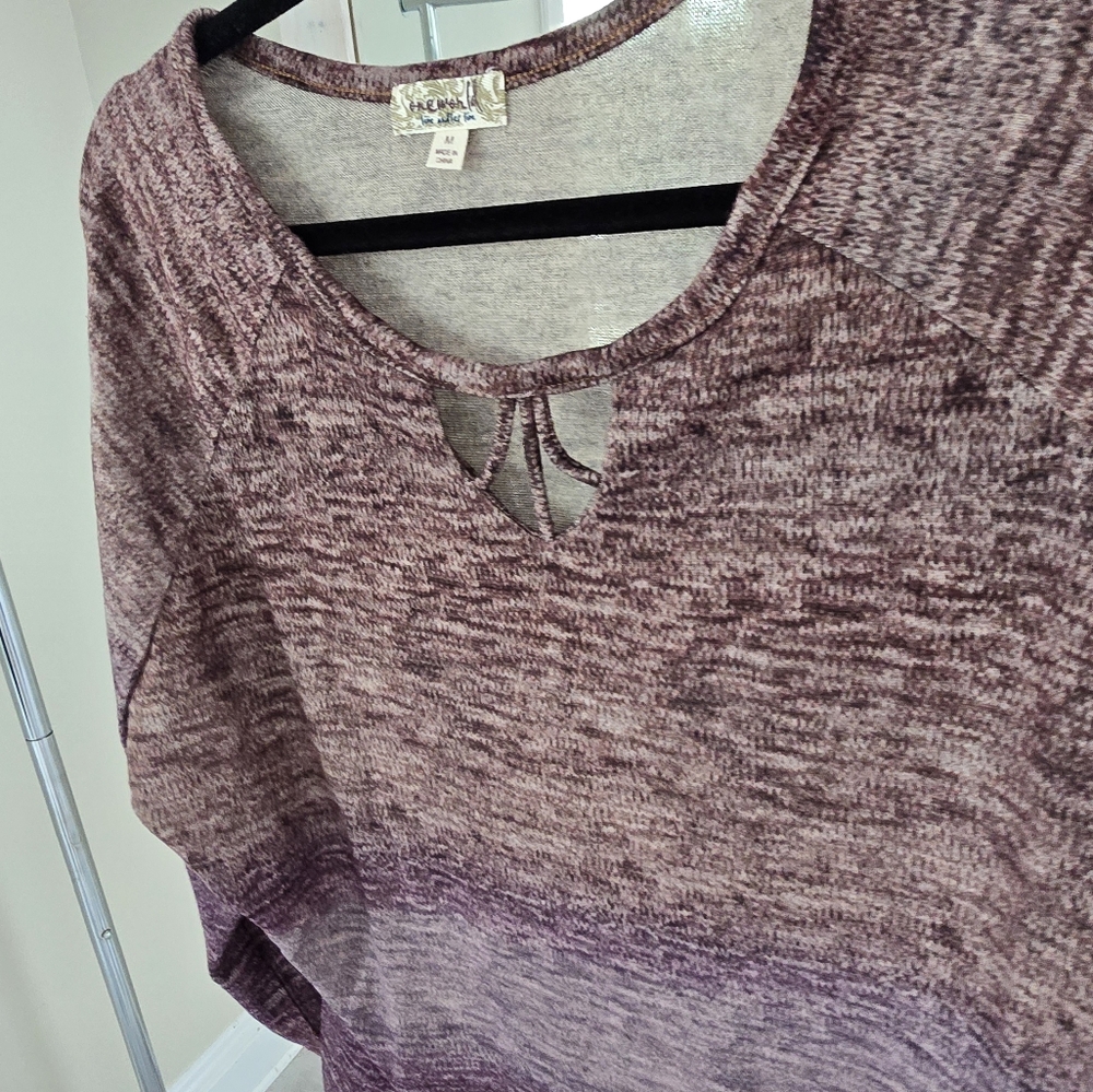 ONE WORLD KNIT TOP NWT